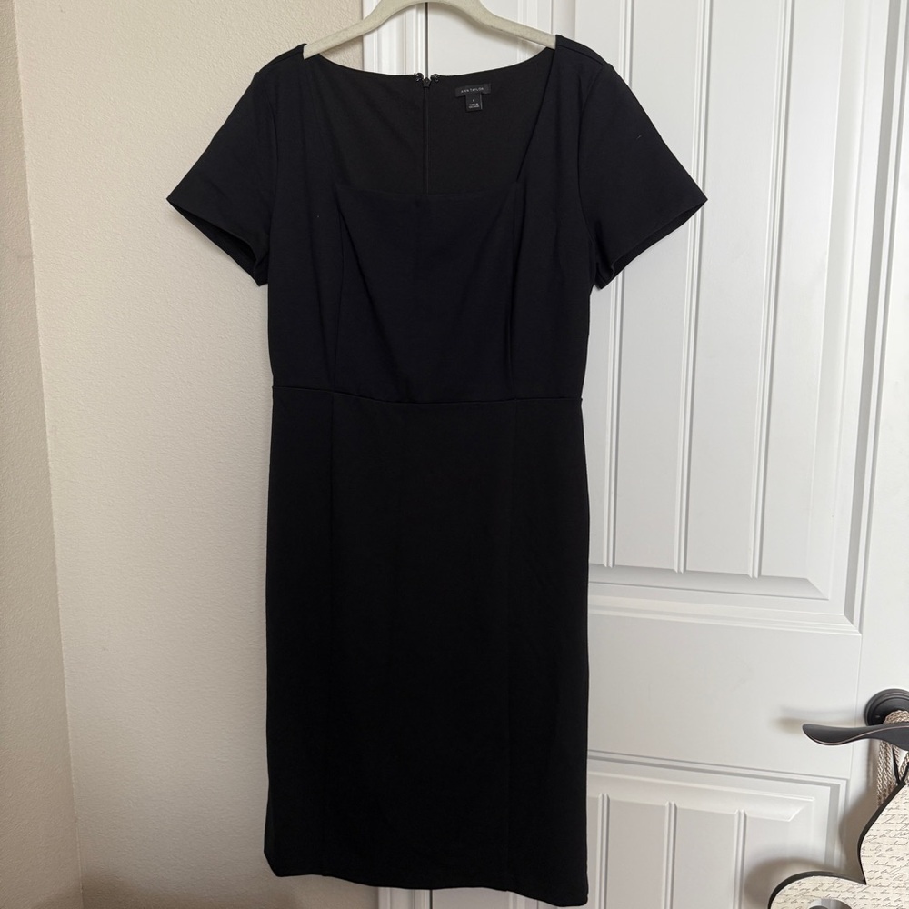 Ann Taylor Classic Little Black Dress Size 8